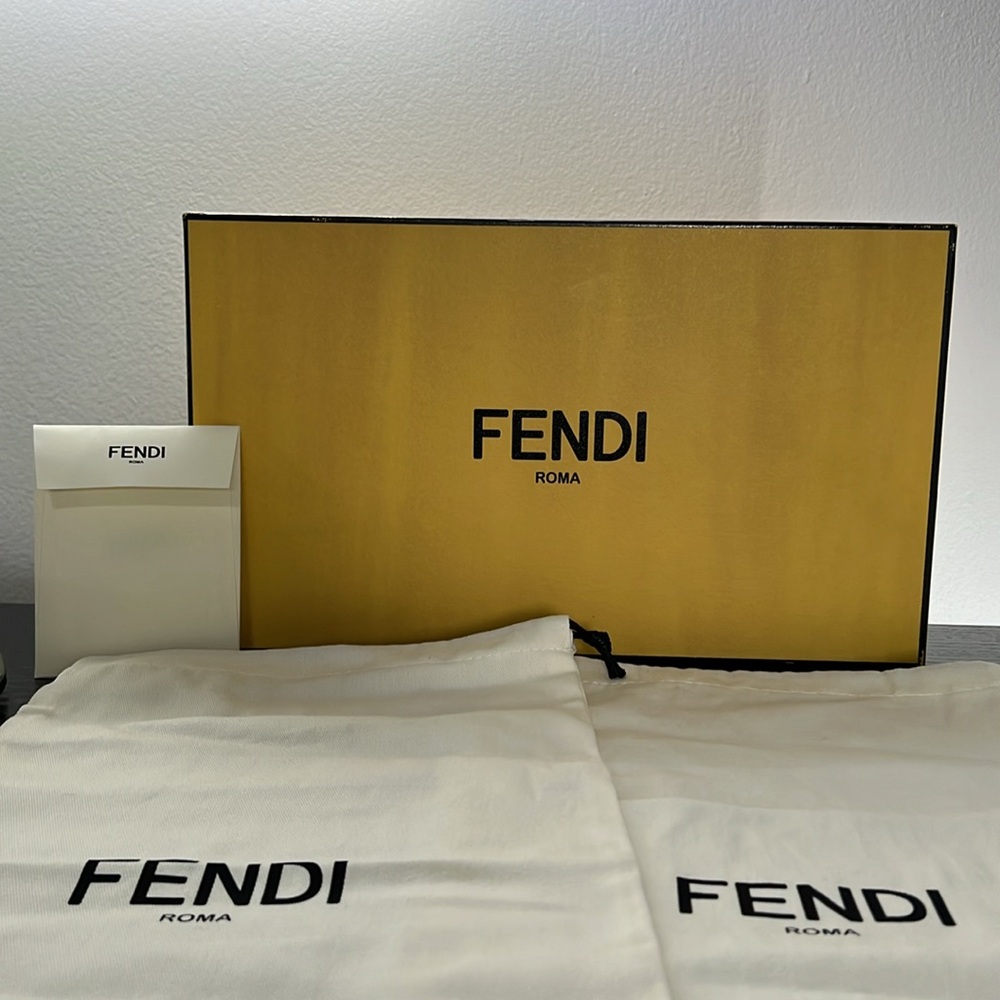 Authentic Fendi Ff Monogrammed Men’s Slides - image 7